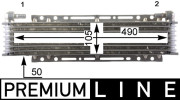 CLC 206 000P Chladič motorového oleja PREMIUM LINE MAHLE