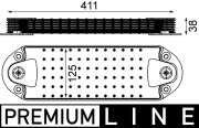 CLC 216 000P Chladič motorového oleja PREMIUM LINE MAHLE