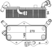 CLC 218 000P Chladič oleja automatickej prevodovky PREMIUM LINE MAHLE