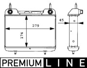 CLC 27 000P Chladič motorového oleja PREMIUM LINE MAHLE