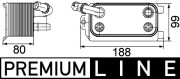 CLC 72 000P Chladič oleja automatickej prevodovky PREMIUM LINE MAHLE