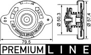 CRB 13 000P Uzatvárací kryt, chladič PREMIUM LINE MAHLE