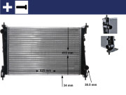 CR 1112 000S Chladič motora Installation guide MAHLE