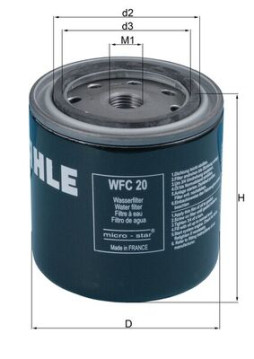 WFC 20 Filter chladiva MAHLE
