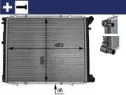 CR 152 000S Chladič motora Installation guide MAHLE