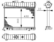 CR 2207 000S Chladič motora Installation guide MAHLE