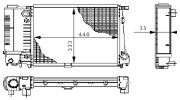 CR 264 000S Chladič motora Installation guide MAHLE