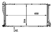 CR 288 000S Chladič motora Installation guide MAHLE