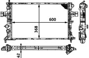 CR 319 000S Chladič motora Installation guide MAHLE