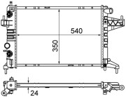 CR 390 000S Chladič motora Installation guide MAHLE