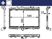 CR 392 000S Chladič motora Installation guide MAHLE