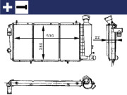 CR 429 000S Chladič motora Installation guide MAHLE