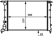 CR 488 000S Chladič motora Installation guide MAHLE