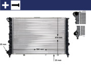 CR 521 000S Chladič motora Installation guide MAHLE