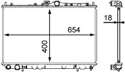 CR 549 000S Chladič motora Installation guide MAHLE