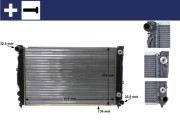 CR 648 000S Chladič motora Installation guide MAHLE