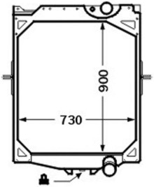 CR 756 000P Chladič motora PREMIUM LINE MAHLE