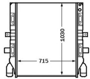 CR 759 000S Chladič motora Installation guide MAHLE