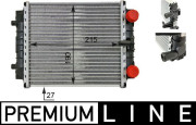CR 80 000P Chladič motora PREMIUM LINE MAHLE