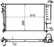 CR 849 000S Chladič motora Installation guide MAHLE