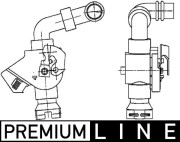 CV 2 000P Regulačný ventil chladenia PREMIUM LINE MAHLE