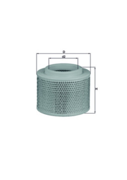 LX 2808/1 Vzduchový filter MAHLE