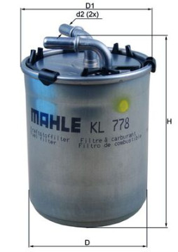 KL 778 Palivový filter MAHLE