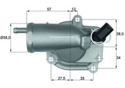 TH 10 87 Termostat chladenia Installation guide MAHLE