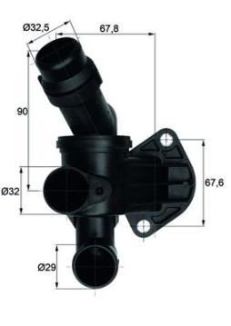 TI 7 87 Termostat chladenia Installation guide MAHLE