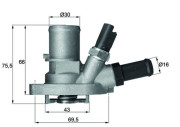 TI 149 88 Termostat chladenia Installation guide MAHLE