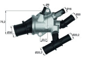 TI 155 88 Termostat chladenia Installation guide MAHLE