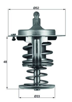 TX 82 80D Termostat chladenia Installation guide MAHLE