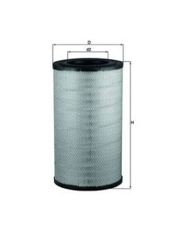 LX 2081 Vzduchový filter MAHLE