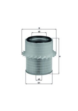 LX 673 Vzduchový filter MAHLE