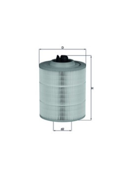 LX 2685 Vzduchový filter MAHLE