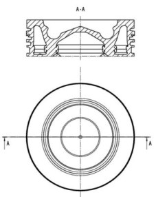 061 PI 00139 000 Piest MAHLE