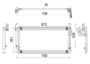 AC 265 000S Kondenzátor klimatizácie Installation guide MAHLE