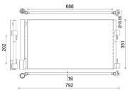 AC 486 000S Kondenzátor klimatizácie Installation guide MAHLE