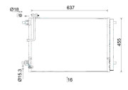 AC 949 000S Kondenzátor klimatizácie Installation guide MAHLE