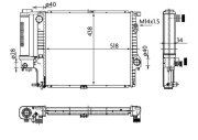 CR 251 000S Chladič motora Installation guide MAHLE