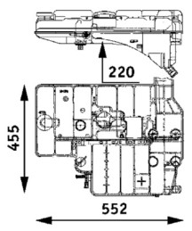 CRT 37 000P Vyrovnávacia nádobka chladiacej kvapaliny PREMIUM LINE MAHLE