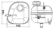 CRT 85 001S Vyrovnávacia nádobka chladiacej kvapaliny Installation guide MAHLE
