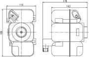 CRT 206 000S Vyrovnávacia nádobka chladiacej kvapaliny Installation guide MAHLE