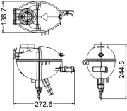 CRT 209 000S Vyrovnávacia nádobka chladiacej kvapaliny Installation guide MAHLE