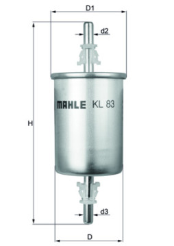 KL 83 Palivový filter MAHLE