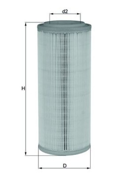 LX 2682 Vzduchový filter MAHLE