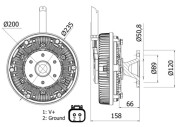 CFC 18 000S Spojka ventilátora chladenia Installation guide MAHLE