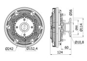 CFC 32 000S Spojka ventilátora chladenia Installation guide MAHLE