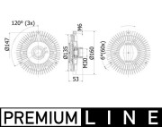 CFC 76 001P Spojka ventilátora chladenia PREMIUM LINE MAHLE