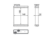 AH 266 000S Výmenník tepla vnútorného kúrenia Installation guide MAHLE